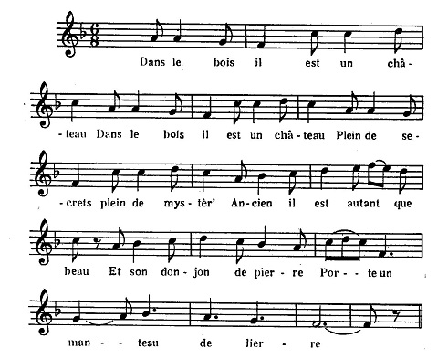 partition musicale, le talismen, jean claude bal, theatre pour enfants, saynète